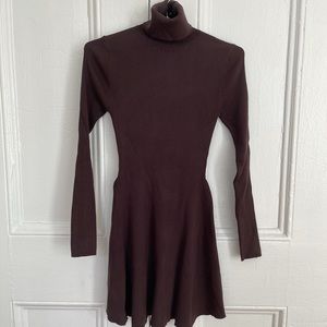 Zara Knit Turtleneck Dress sz M